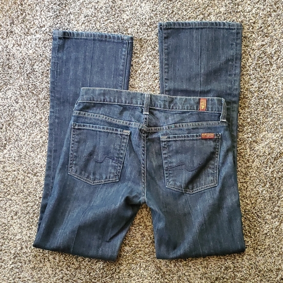 7 for all mankind bootcut jeans size 27 - Picture 3 of 9